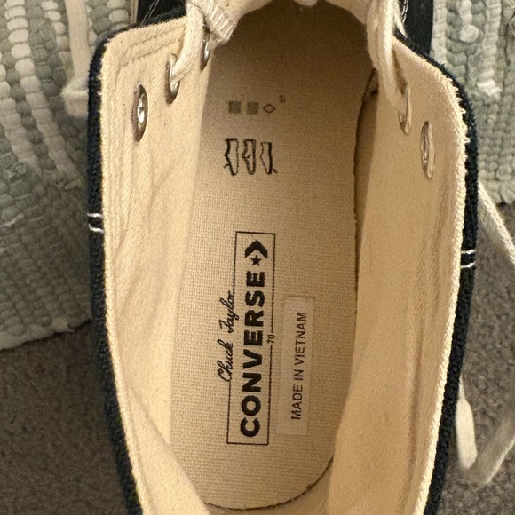 Converse OG Chuck Taylor’s Black and White High-Top Sz 11 Men’s Chuck 70 - Picture 8 of 11